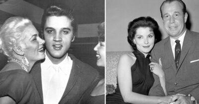 Elvis Presley och Debra Paget. Foto: TT arkiv/AP Photo