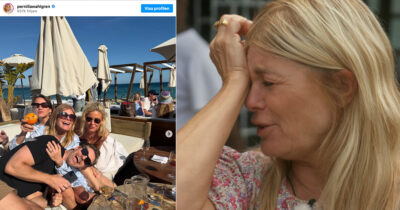 Följarna är oroliga efter Pernilla Wahlgrens semesterbilder