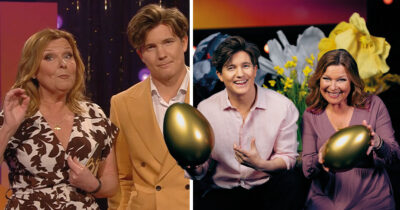 Bingolotto påskspecial med Lotta Engberg och Daniel Norberg. Foto: TV4 & Mathias Otterberg/House Of Vision