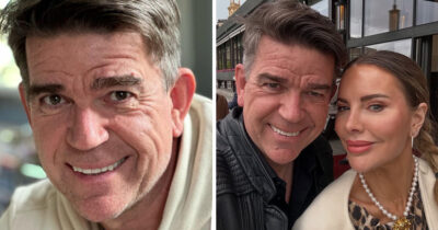 Patrick Ekwall med fästmön Camilla Coene