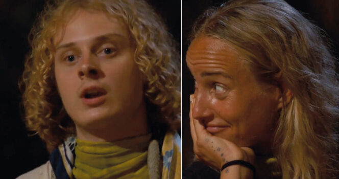 Carl-Oscar Bodalen och Caroline Järgren i Robinson. Foto: TV4