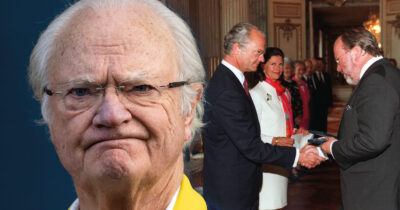 Kung Carl XVI Gustaf och Erik Lallerstedt. Foto: Christine Olsson/TT & Bertil Ericson/TT