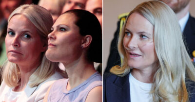 Mette-Marit och Victoria. Foto: Lise Åserud/NTB/TT