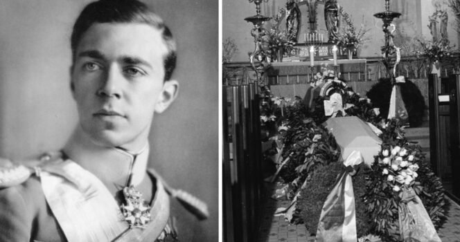 Arvsprins Gustaf Adolf dog efter tragisk olycka 1947