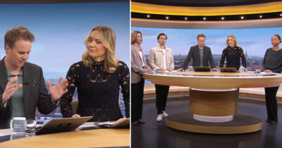Morgonstudion i SVT. Foto: SVT