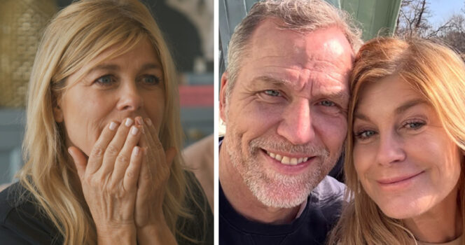 Pernilla Wahlgren dementerar skilsmässorykten med Christian Bauer