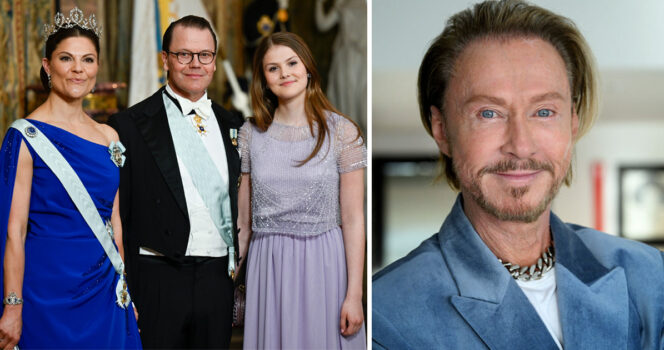 Christer Lindarw ligger bakom Victoria och Estelles klänningar
