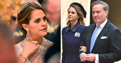Prinsessan Madeleine och Chris O'Neill i Stockholm 2026. Foto: Henrik Montgomery/TT & Claudio Bresciani/TT