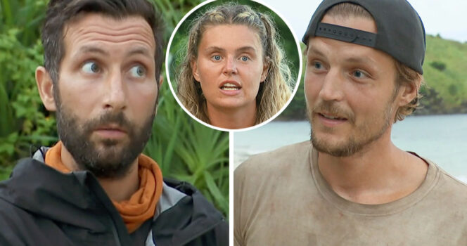 Aza, Sonja och Jonas i Robinson.