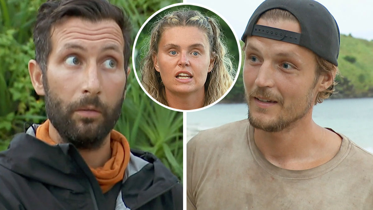Aza, Sonja och Jonas i Robinson.