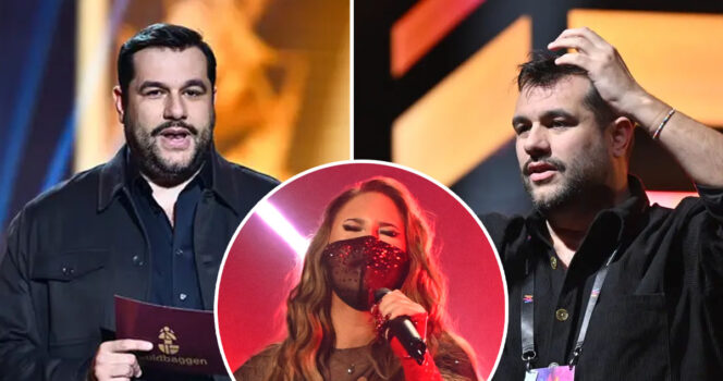 Edward af Sillén i Eurovision Song Contest 2026. Foto: TT