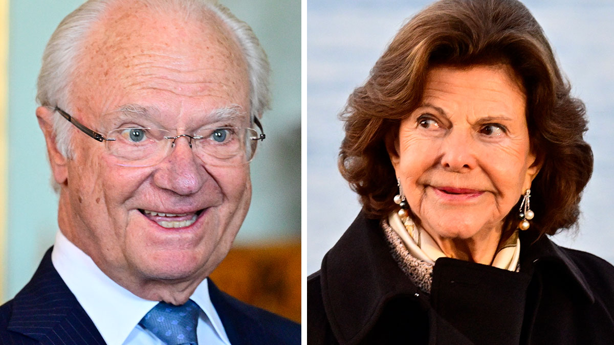 Kung Carl XVI Gustaf och drottning Silvia