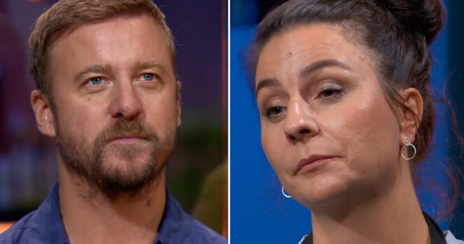 Daniela Bonfiglioli fick en pratstund med Erik "Jerka" Johansson innan hon lämnade "Sveriges mästerkock" helt