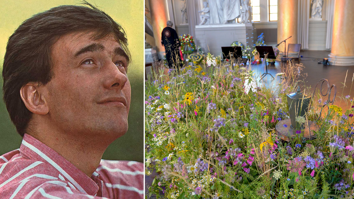 Robert Broberg fick en ljus, vacker och musikfylld begravning