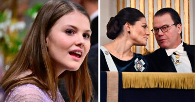 Prinsessan Estelle och Victoria och Daniel. Foto: TT