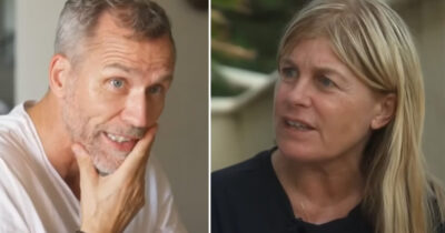 Christian Bauer skickar en hånfull kommentar till Pernilla Wahlgren