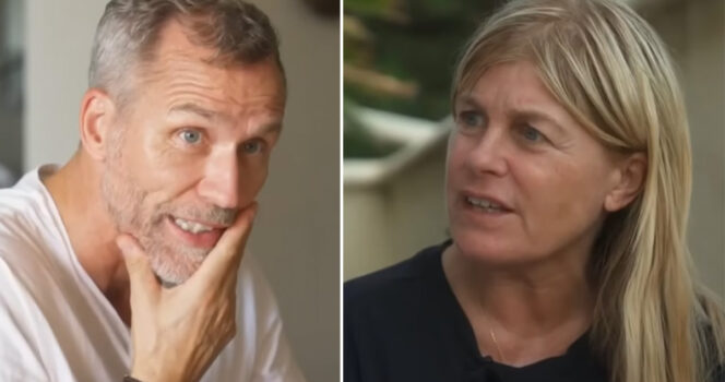 Christian Bauer skickar en hånfull kommentar till Pernilla Wahlgren