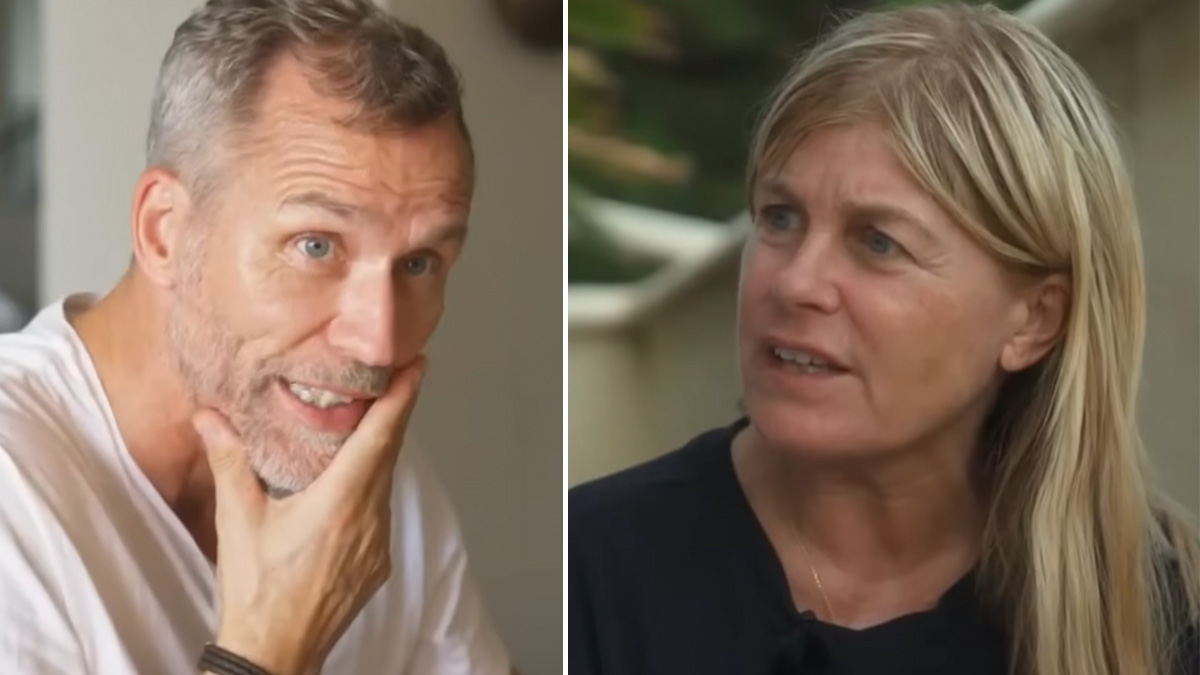 Christian Bauer skickar en hånfull kommentar till Pernilla Wahlgren