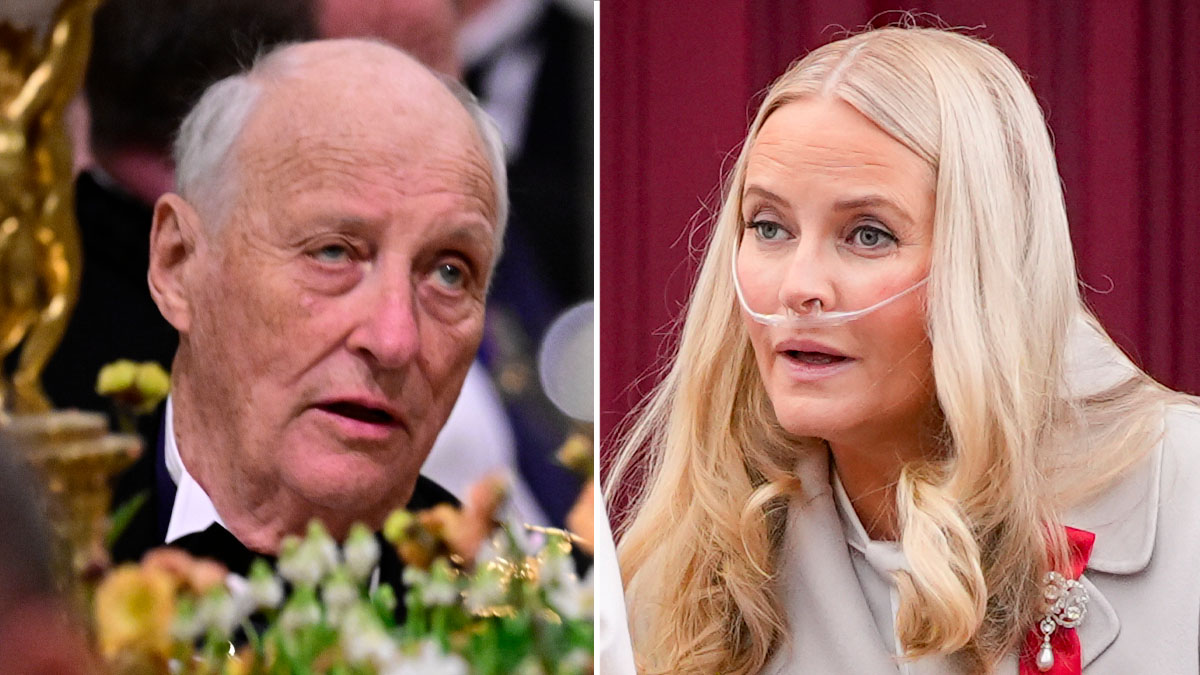 Harald och Mette-Marit. Foto: TT
