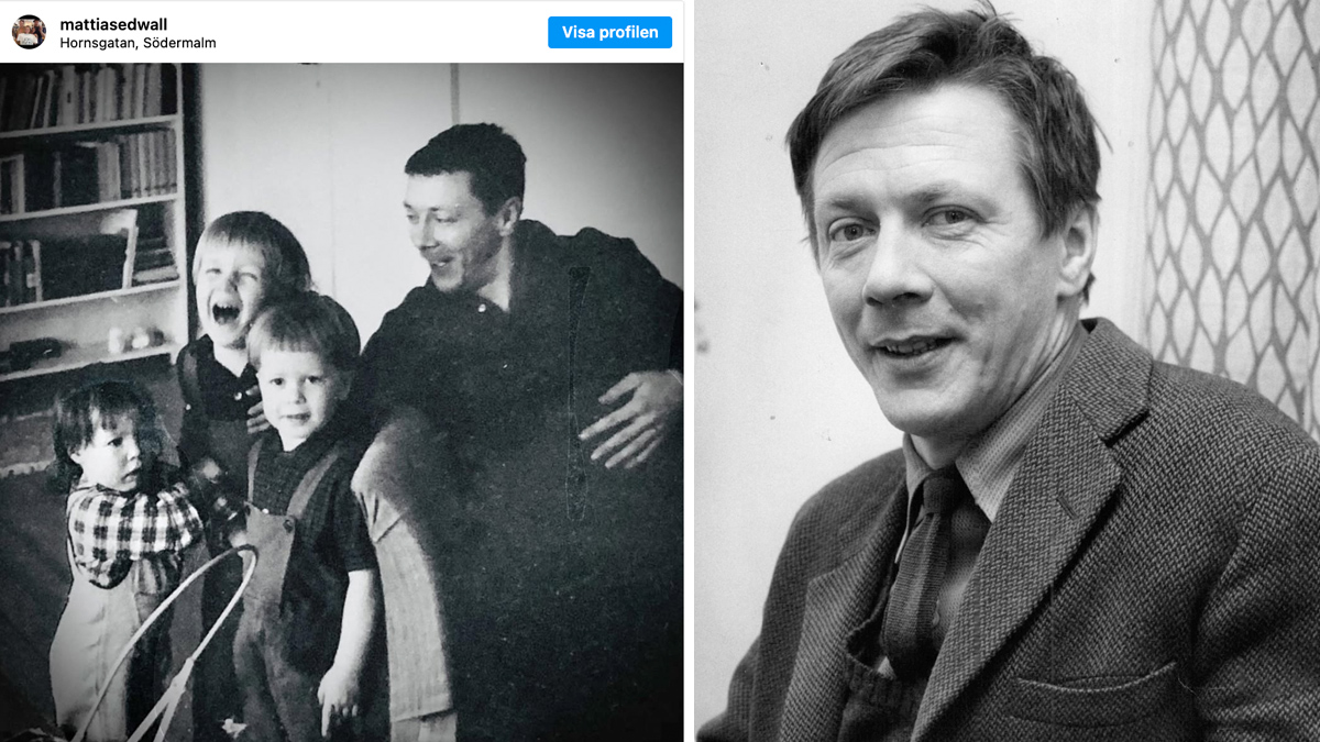 Allan Edwall fick fyra barn under sin livstid