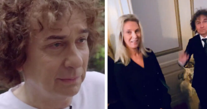Hustrun Lollo berättar att Magnus Uggla blev förkyld innan spelningar