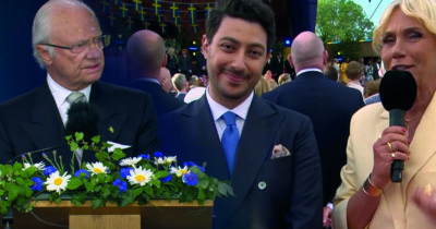 Kungen, Fouad Youcefi och Anne Lundberg