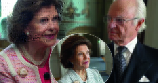Drottning Silvia, kung Carl XVI Gustaf