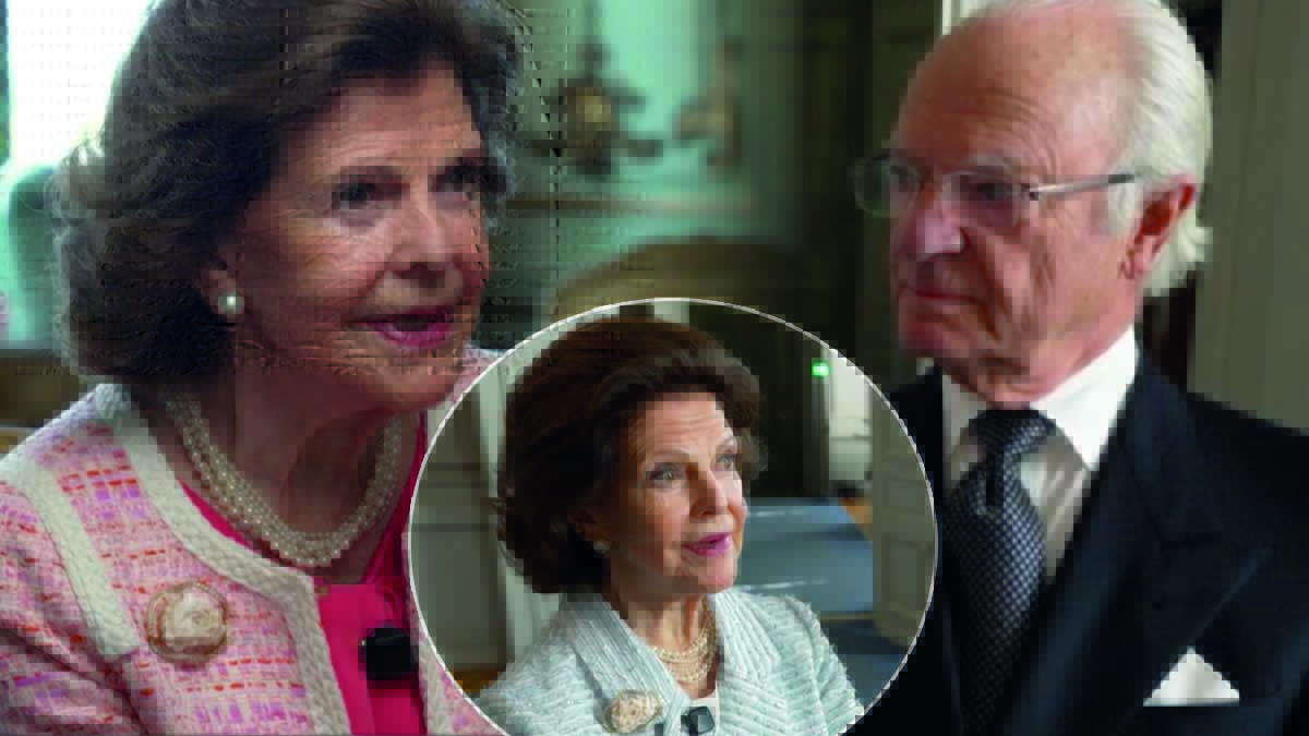 Drottning Silvia, kung Carl XVI Gustaf
