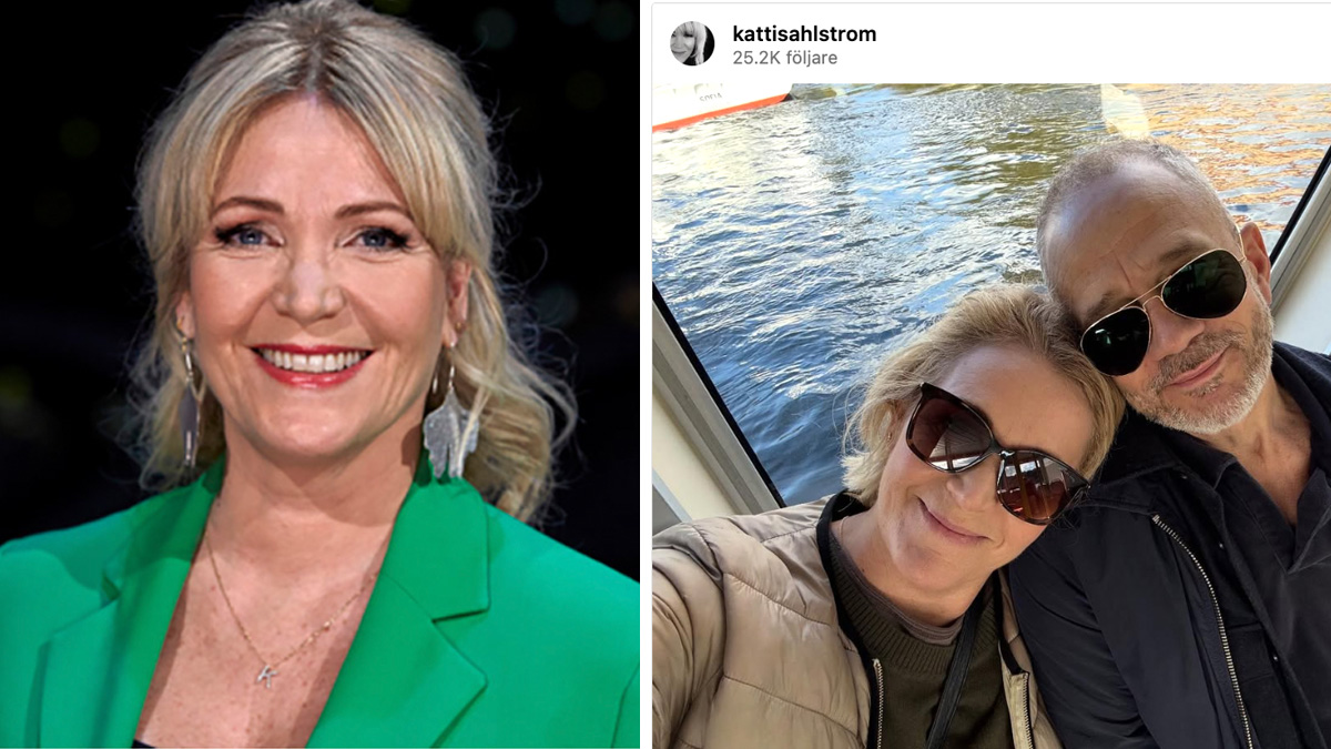 Kattis Ahlström njuter av livet med sambon Ola Billing