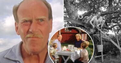 Torsten Lilliecrona som Farbror Melker. Foto: SVT/Youtube/TT