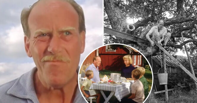 Torsten Lilliecrona som Farbror Melker. Foto: SVT/Youtube/TT