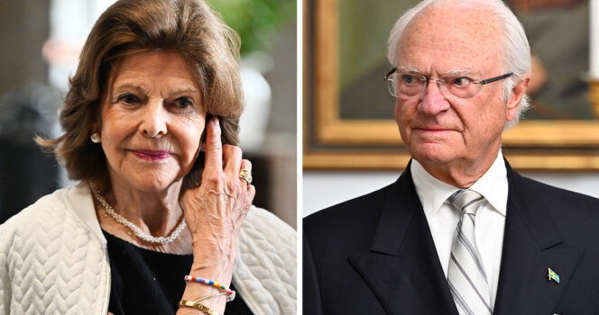 Drottning Silvia, kung Carl Gustaf