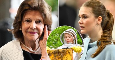 Drottning Silvia och prinsessan Estelle. Foto: Pontus Lundahl/TT & Jonas Ekströmer/TT