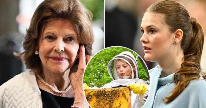 Drottning Silvia och prinsessan Estelle. Foto: Pontus Lundahl/TT & Jonas Ekströmer/TT