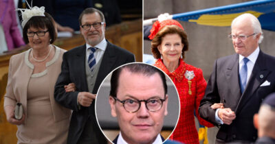 Ewa och Olle Westling och kungaparet. Foto: TT
