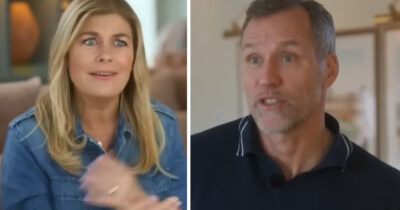 Pernilla Wahlgren har inte visat upp Christian Bauer på sociala medier och fått kritik