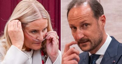 Mette-Marit och Haakon. Foto: NTB/TT