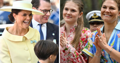 Kronprinsessan Victoria och prinsessan Estelle
