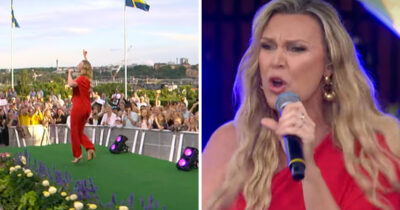 Sanna Nielsen gjorde comeback i Allsång på Skansen