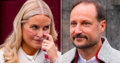 Kronprinsessan Mette-Marit av Norge och kronprins Haakon av Norge. Foto: Lise Åserud/NTB/TT