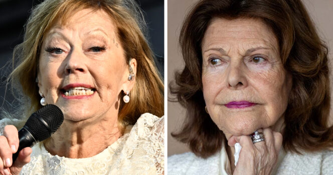 Drottning Silvia missade Lill Lindfors framträdande
