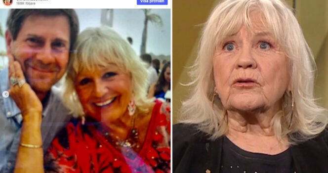 Christina Schollin och sonen Peter Wahlgren