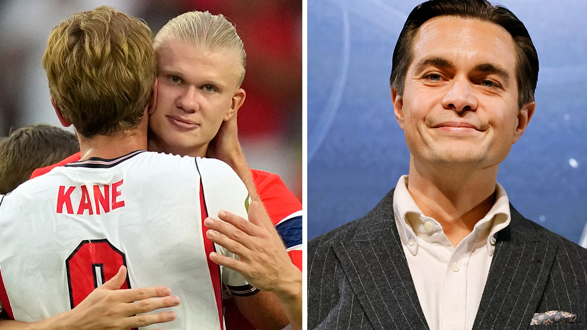 Harry Kane, Erling Haaland och Messiah Hallberg.