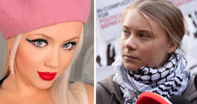Beata Ernman och Greta Thunberg