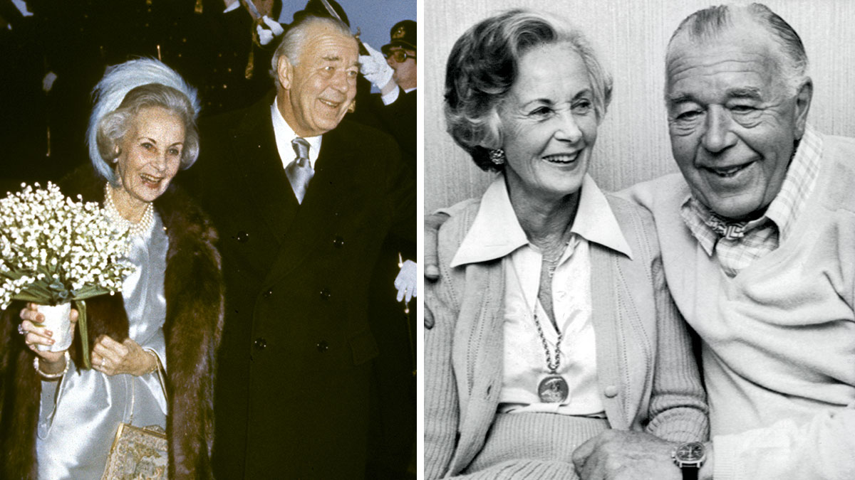 Prins Bertil och prinsessan Lilian.