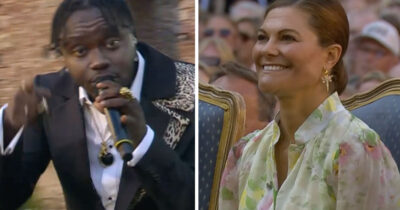 Toussaint Chiza och kronprinsessan Victoria