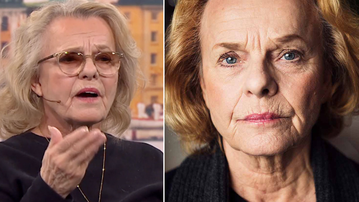 Skådespelaren Marie Göranzon
