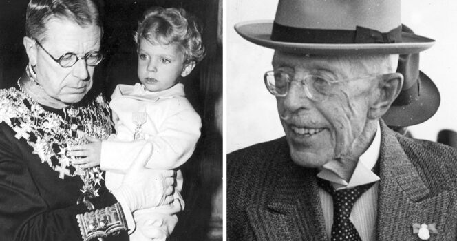 Kung Gustaf VI Adolf, prins Carl Gustaf och Gustaf V.