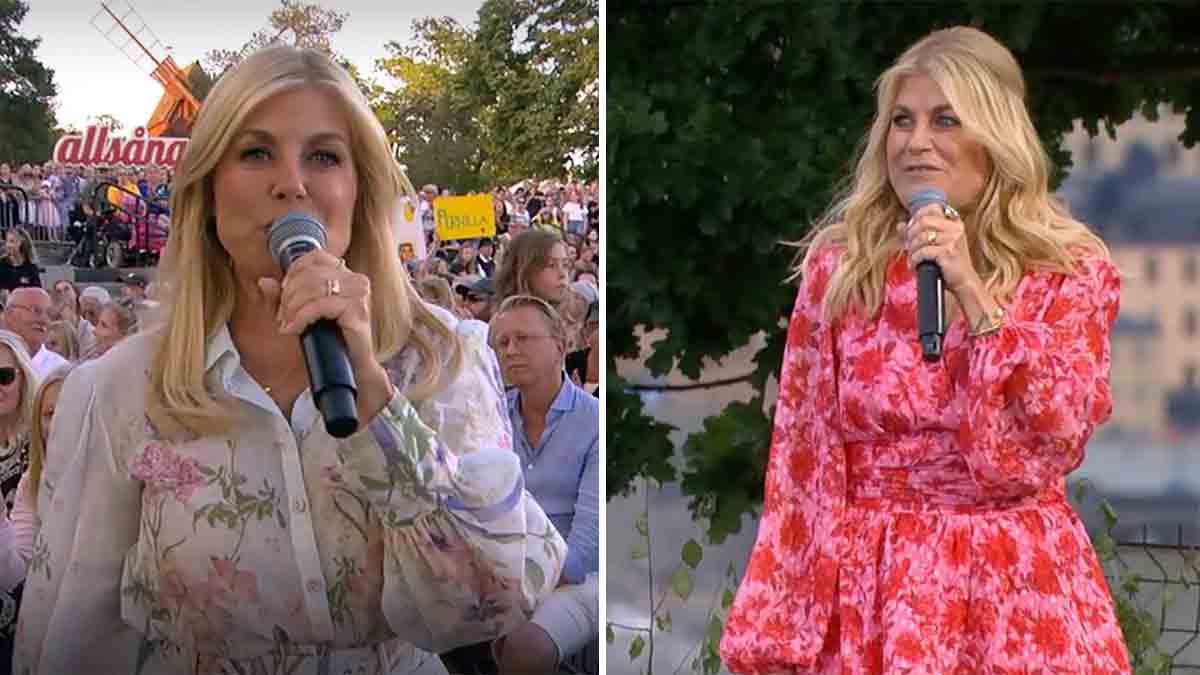 Pernilla Wahlgren, Allsång på Skansen.