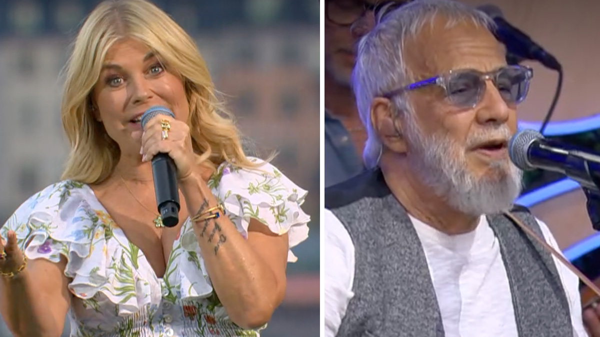 Pernilla Wahlgren och allsången får kriitk